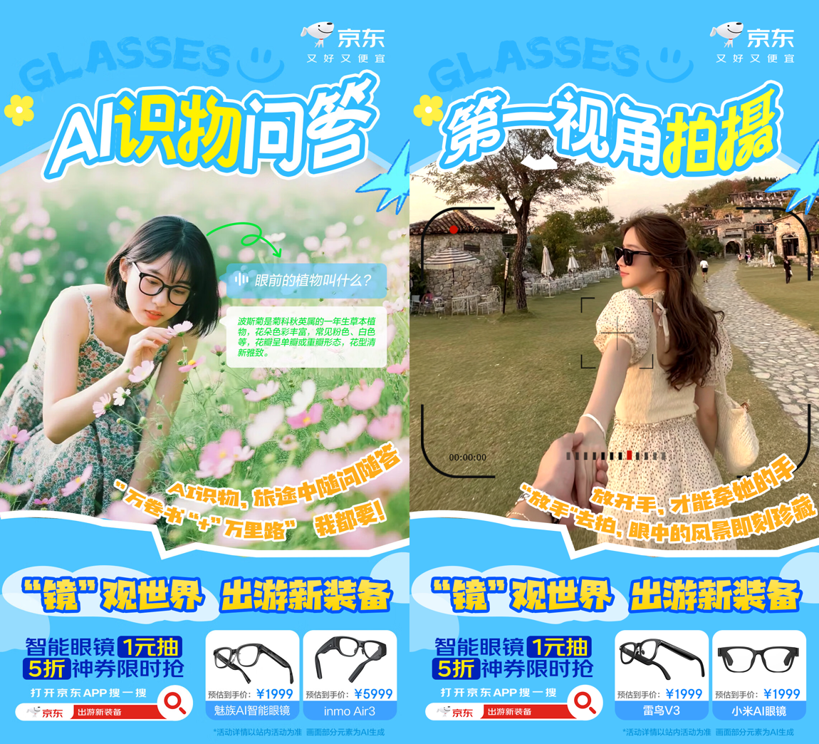 大牌智能眼镜助你国庆出游“镜”观世界AG