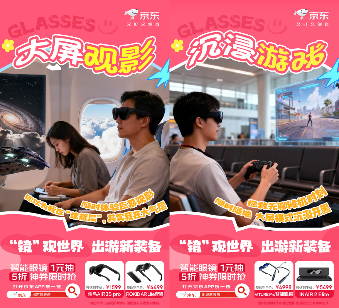 大牌智能眼镜助你国庆出游“镜”观世界AG真人京东智能眼镜超级趋势品类日来袭(图2)